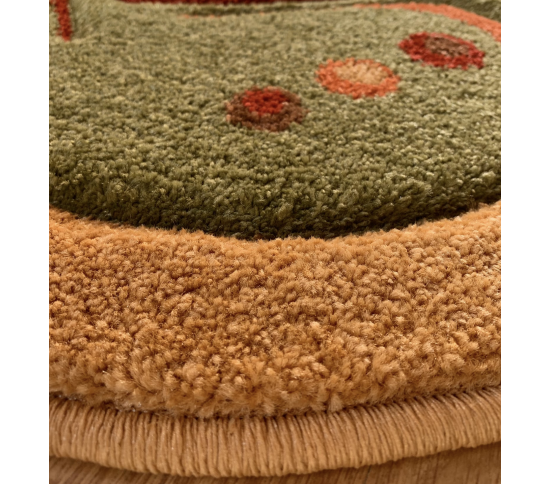 Синтетический ковер Frize Vrezanny 7141A  L.GREEN - высокое качество по лучшей цене в Украине изображение 2.